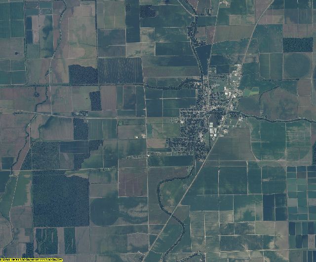 Sharkey County, Mississippi aerial photography