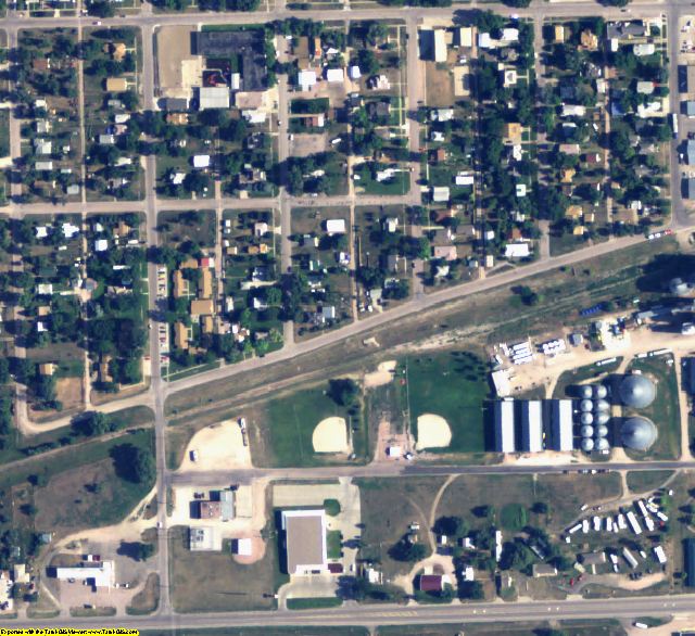 Sheridan County, NE aerial photography detail