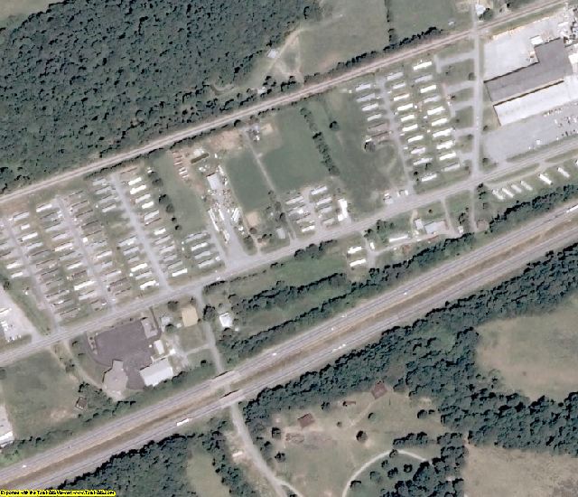 Smyth County, VA aerial photography detail
