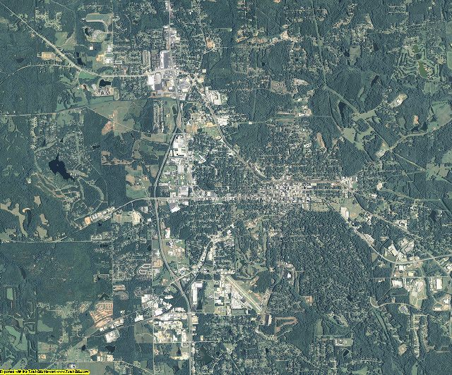 Spalding County, Georgia aerial photography