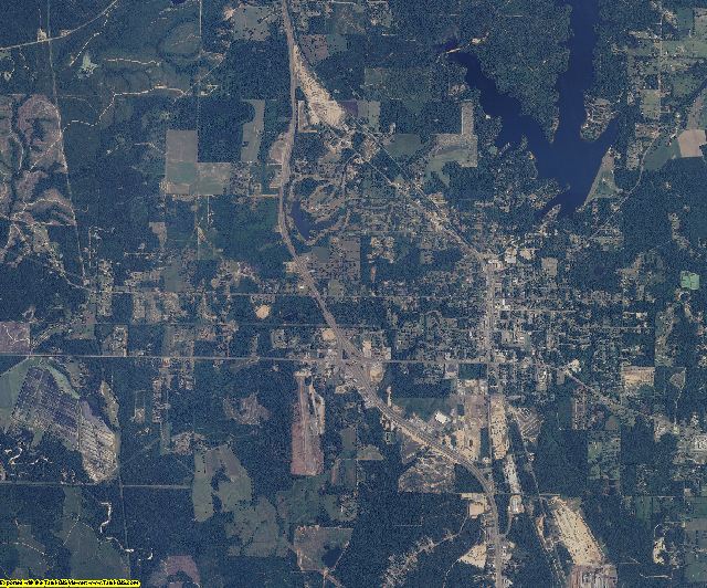 Stone County, Mississippi aerial photography
