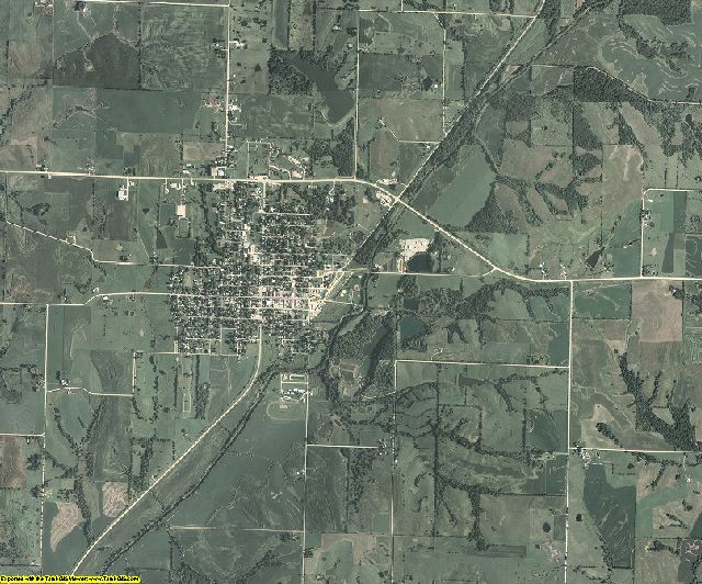 Taylor County, Iowa aerial photography