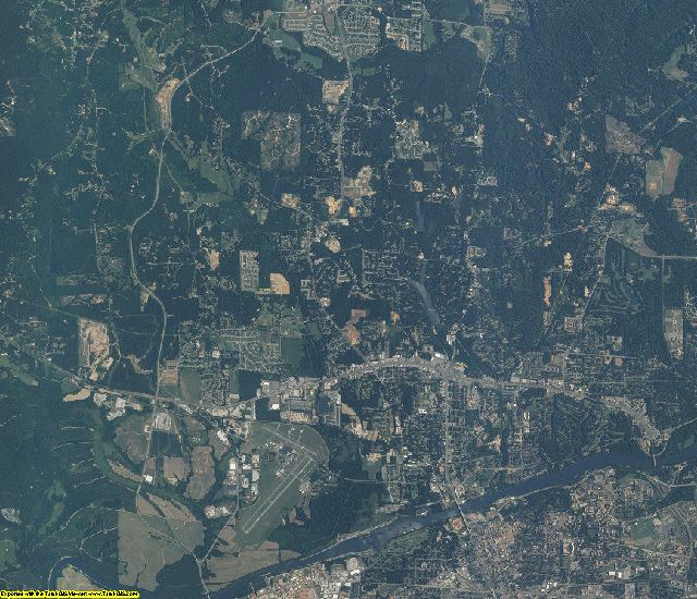 Tuscaloosa County, Alabama aerial photography