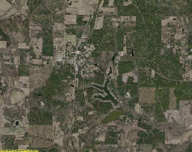 Tyler County, Texas aerial photography