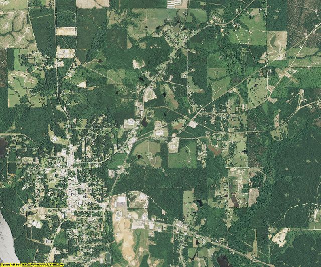 Union County, Louisiana aerial photography