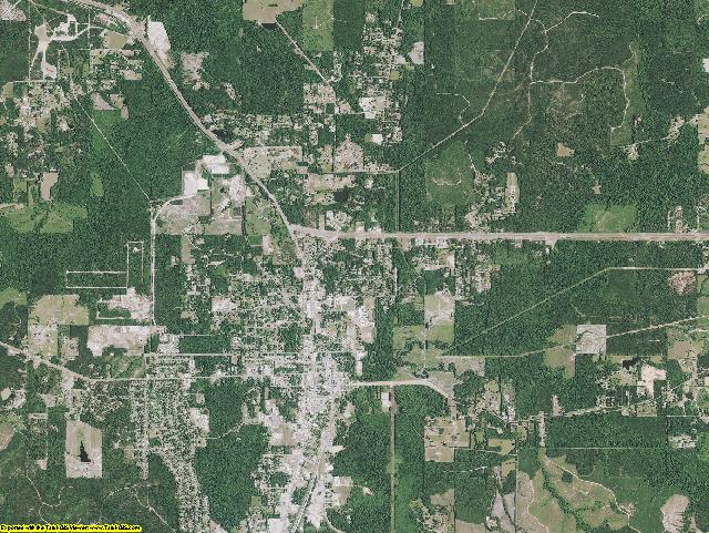 Vernon County, Louisiana aerial photography