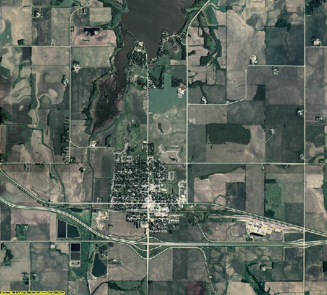 Waseca County, Minnesota aerial photography