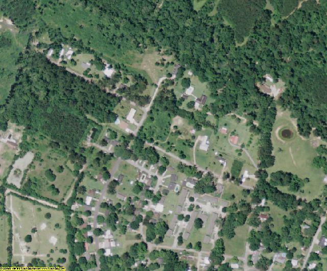 West Feliciana County, LA aerial photography detail