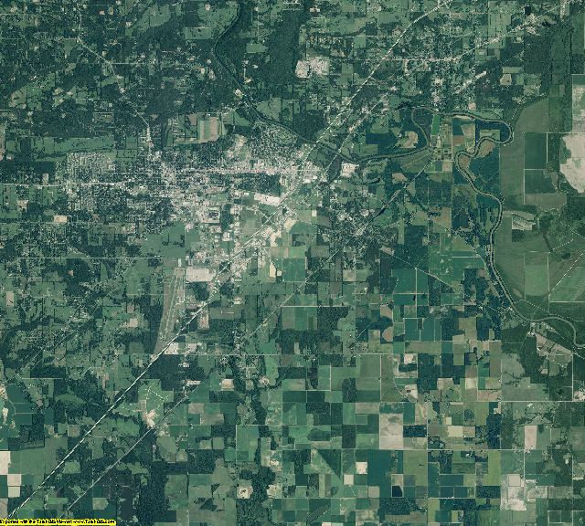 White County, Arkansas aerial photography