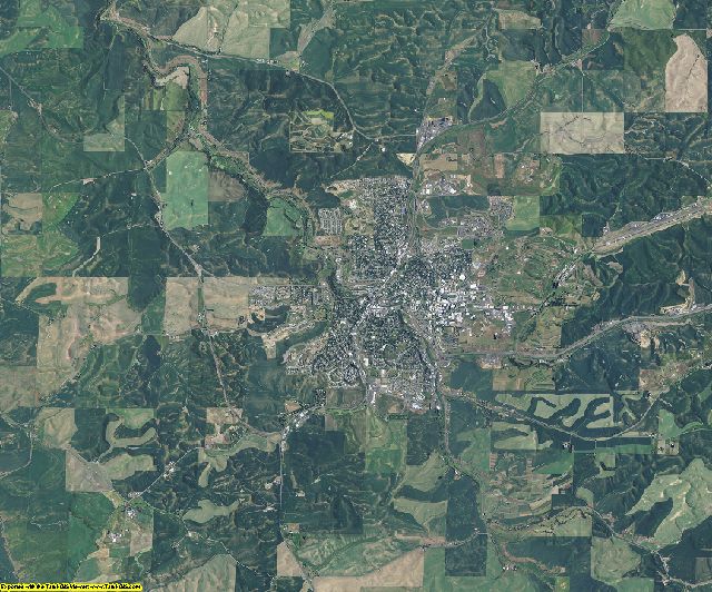 Whitman County, Washington aerial photography