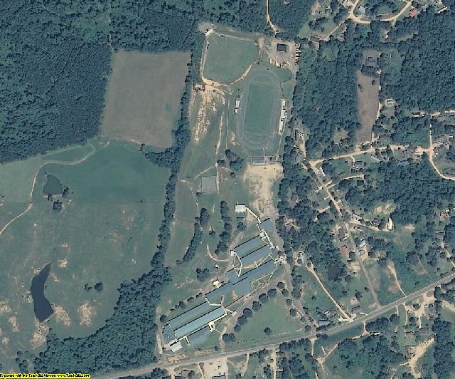 Wilkinson County, MS aerial photography detail