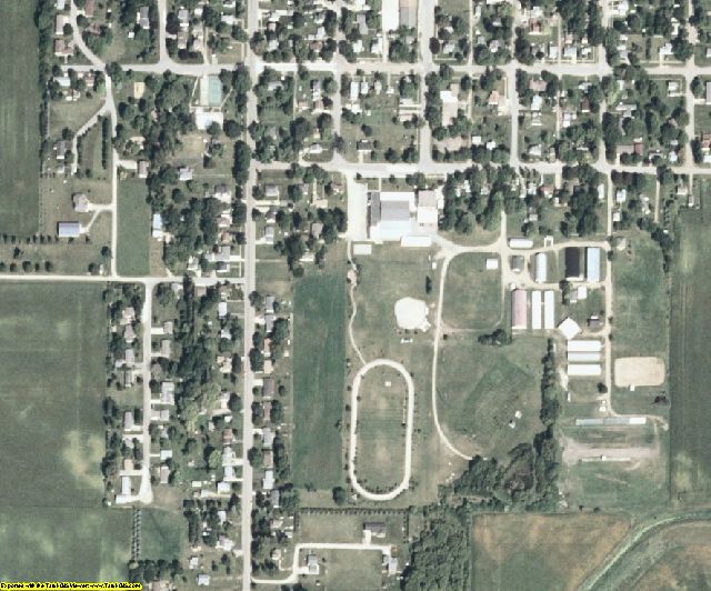 Winnebago County, IA aerial photography detail