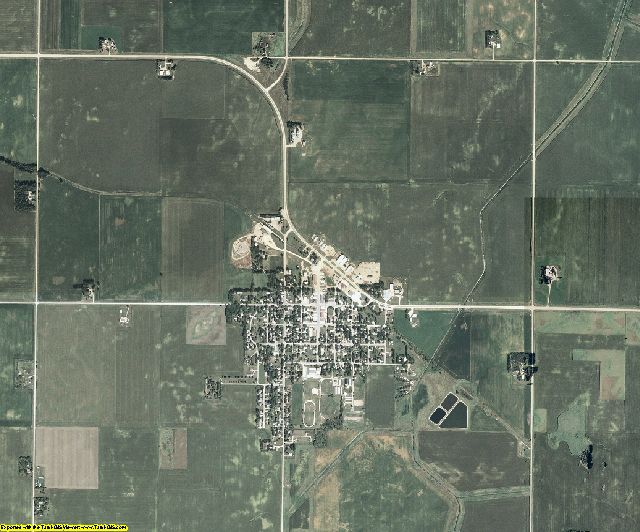 Winnebago County, Iowa aerial photography