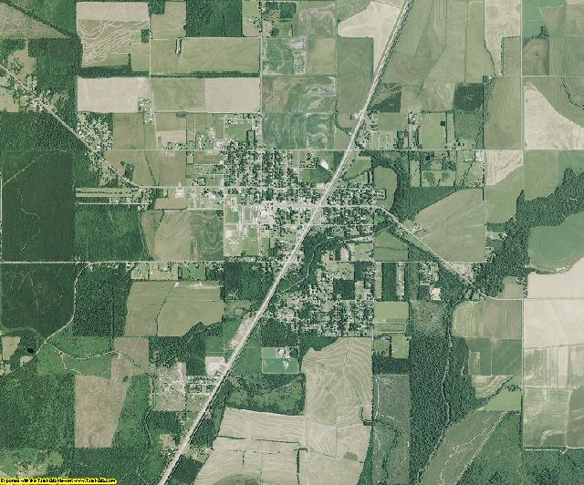 Allen County, Louisiana aerial photography