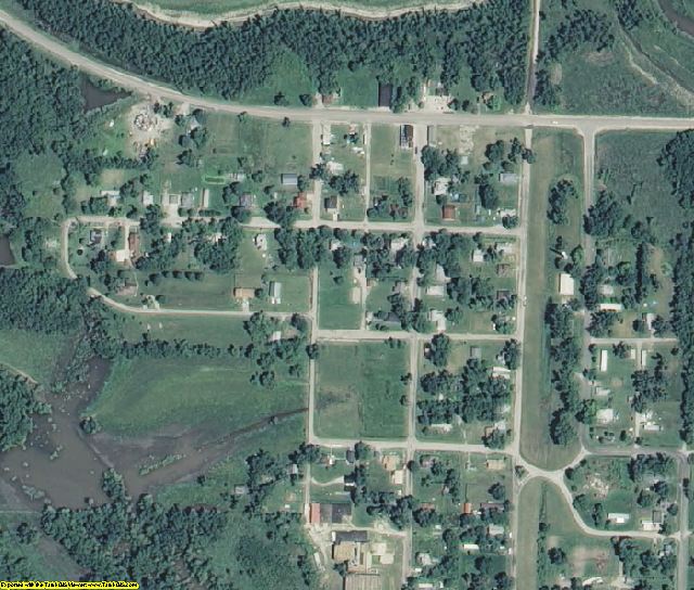 Andrew County, MO aerial photography detail
