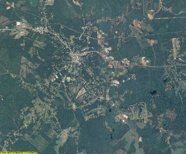 Anson County, North Carolina aerial photography