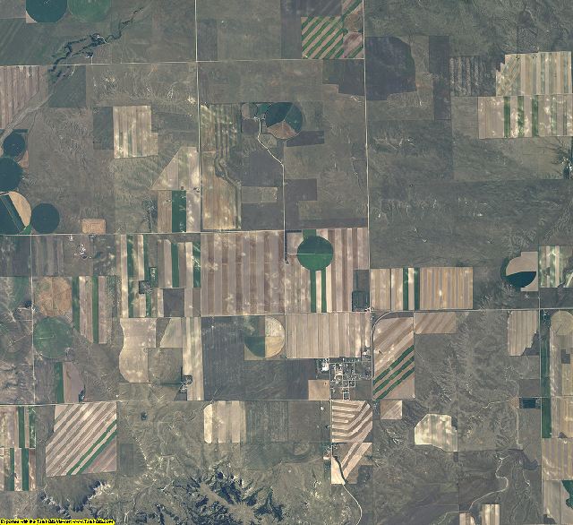 Banner County, Nebraska aerial photography