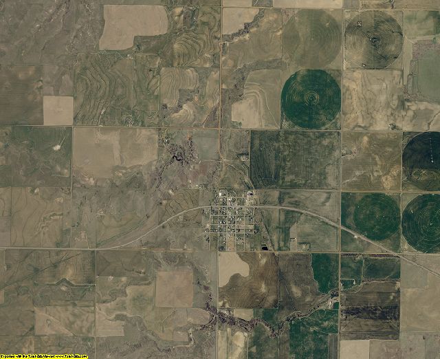 Beaver County, Oklahoma aerial photography