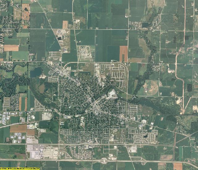 Boone County, Illinois aerial photography
