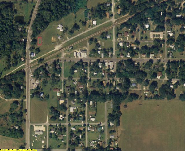 Bradford County, FL aerial photography detail