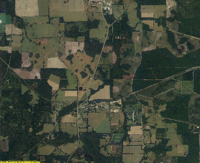 Bradford County, Florida aerial photography