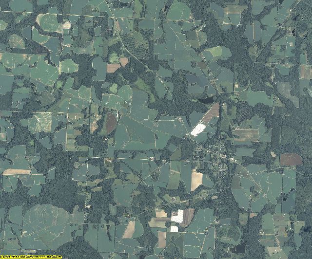Brooks County, Georgia aerial photography