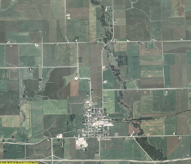 Buchanan County, Iowa aerial photography