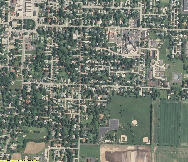 Bureau County, IL aerial photography detail
