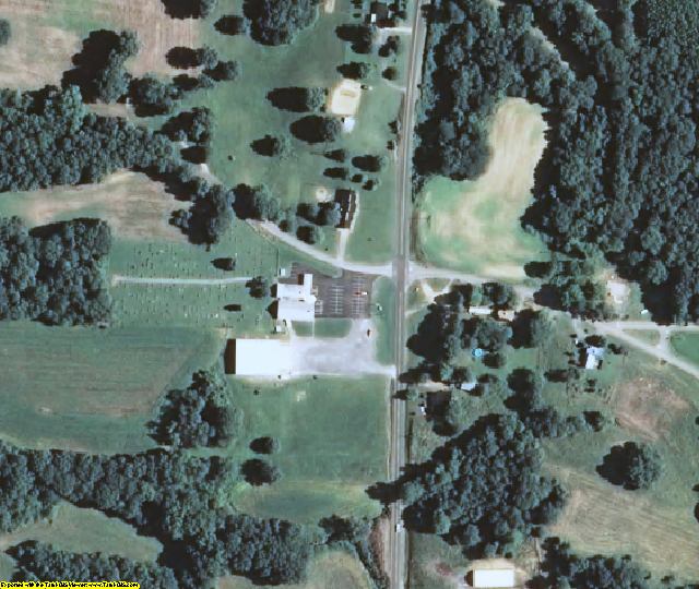 Carlisle County, KY aerial photography detail