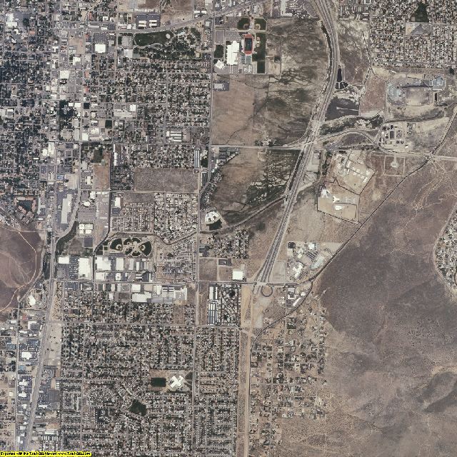 Carson City County, Nevada aerial photography