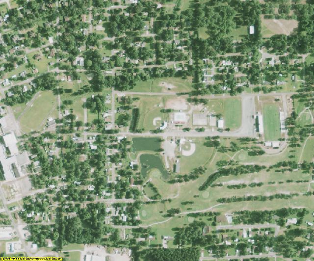 Claiborne County, LA aerial photography detail