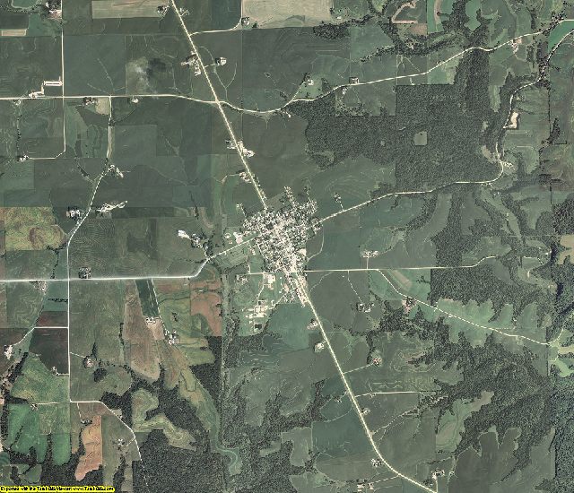 Clayton County, Iowa aerial photography