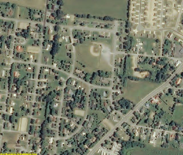 DeKalb County, TN aerial photography detail