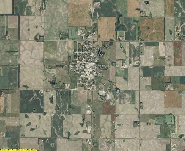 Douglas County, South Dakota aerial photography