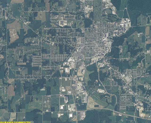 Dubois County, Indiana aerial photography