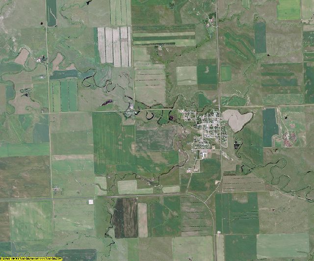 Dunn County, North Dakota aerial photography