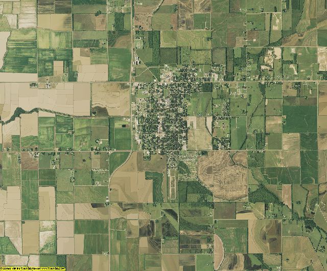 Evangeline County, Louisiana aerial photography