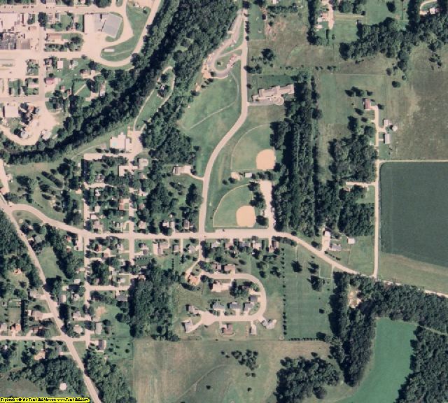 Fillmore County, MN aerial photography detail