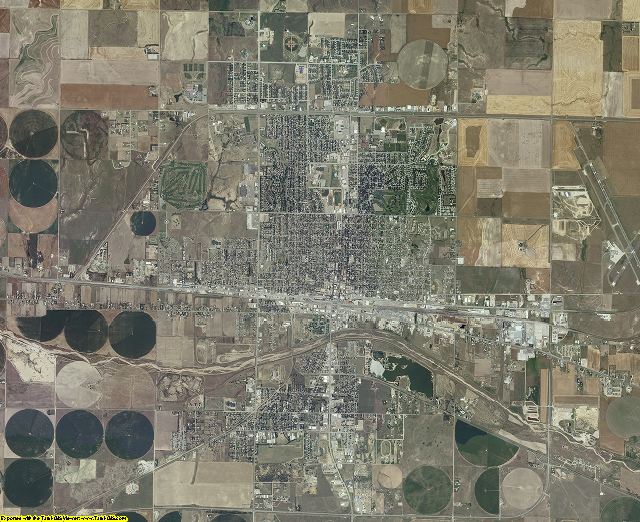 Ford County, Kansas aerial photography