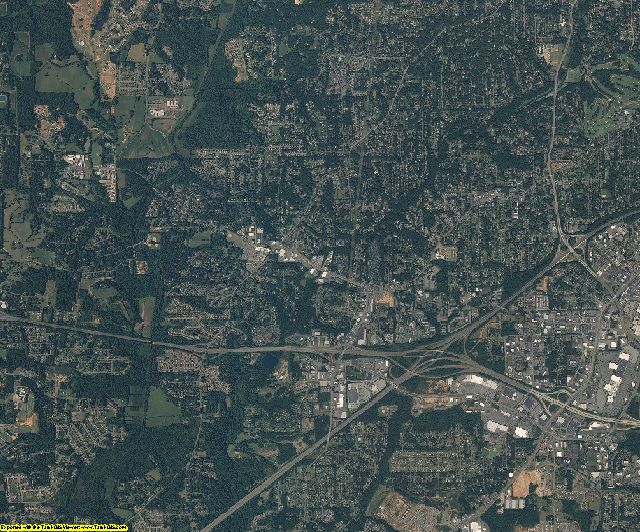 Forsyth County, North Carolina aerial photography