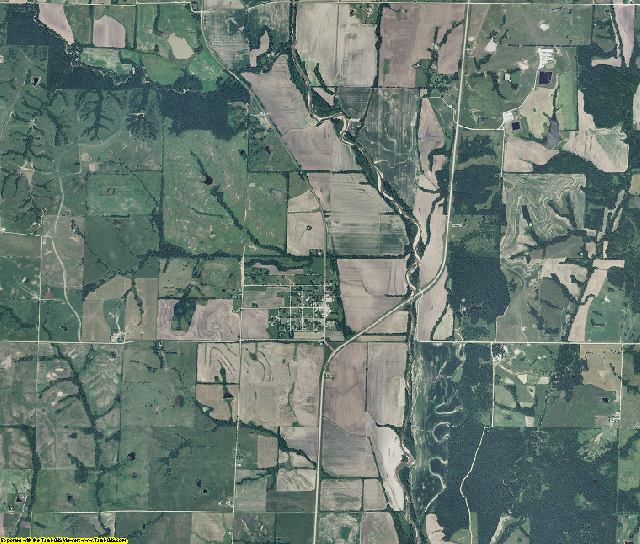 Gentry County, Missouri aerial photography