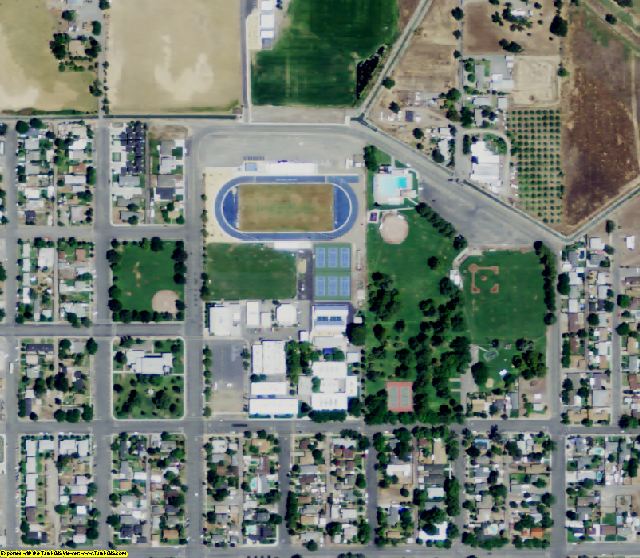Glenn County, CA aerial photography detail