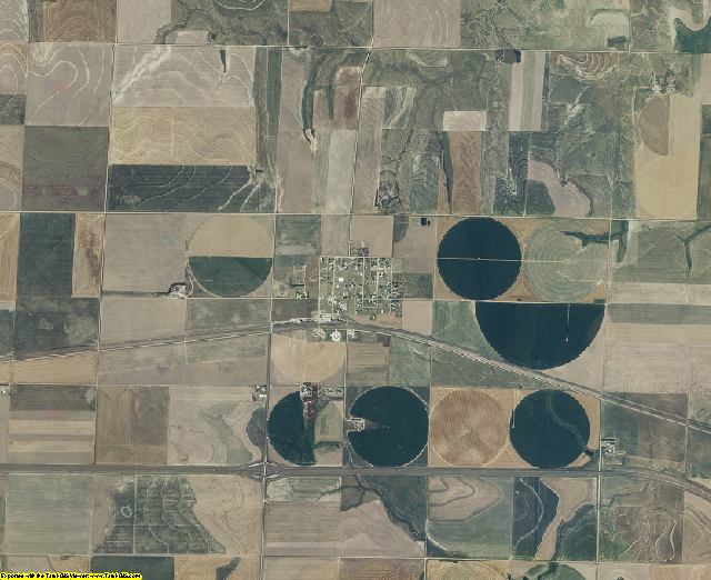 Gove County, Kansas aerial photography