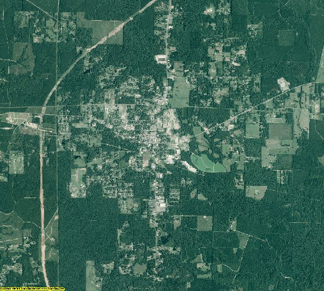 Grant County, Arkansas aerial photography