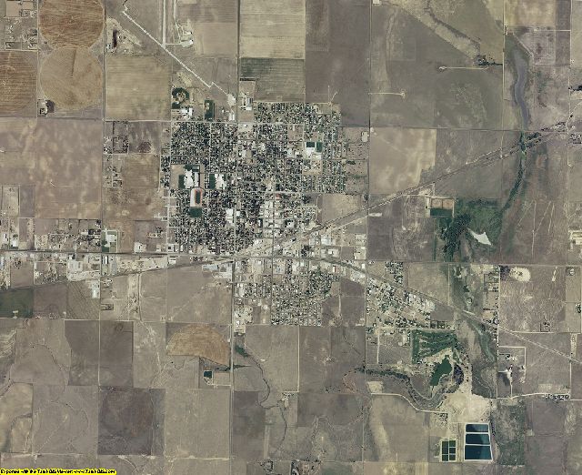 Grant County, Kansas aerial photography