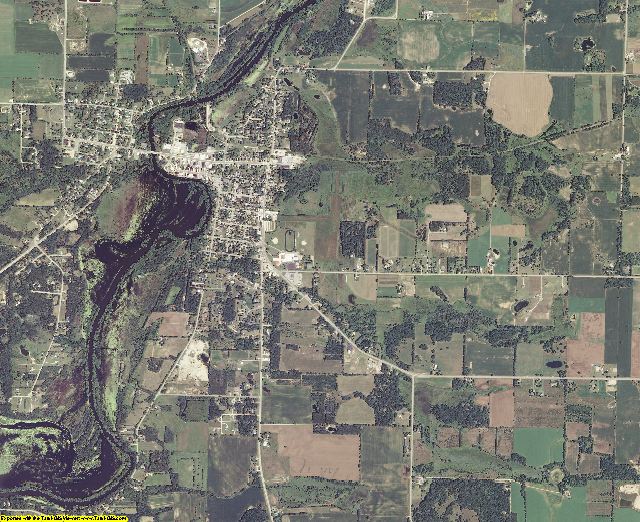 Green Lake County, Wisconsin aerial photography