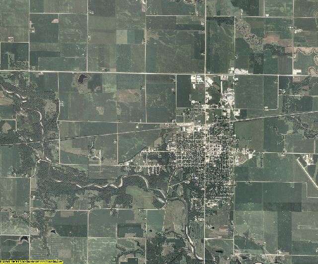 Greene County, Iowa aerial photography