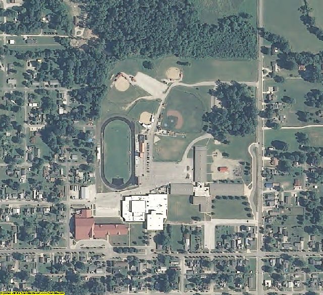 Greene County, IN aerial photography detail