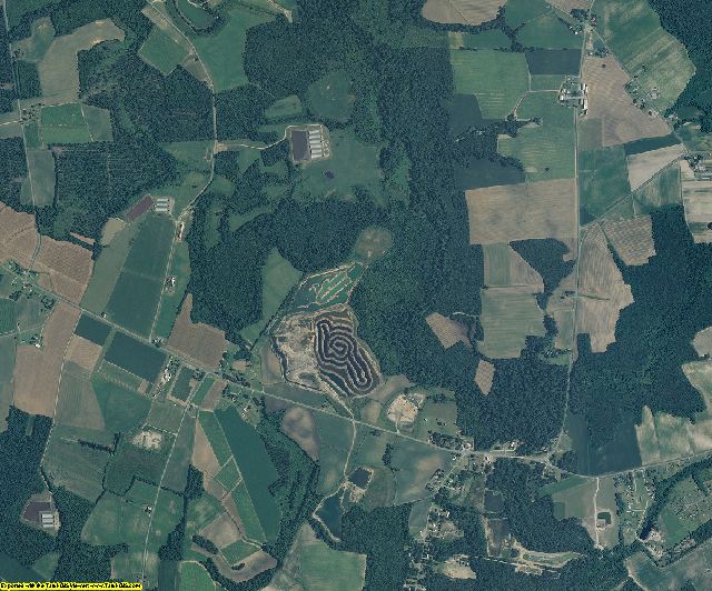 Greene County, North Carolina aerial photography
