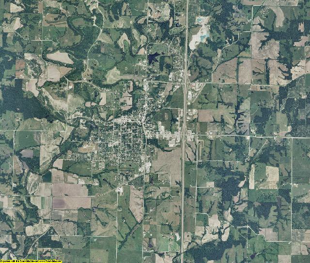 Harrison County, Missouri aerial photography